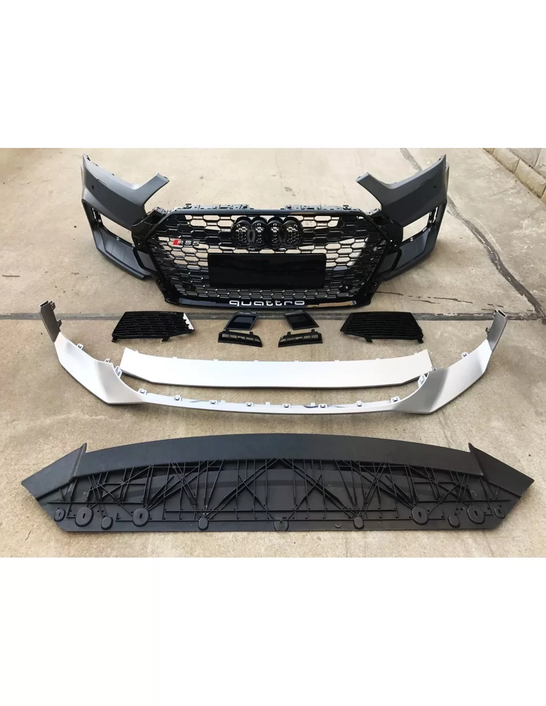 Audi A5 2016-2020 front bumper with grille RS5 style Audi, Audi A5 2016-2019 (F5) Audi Audi A5 2016-2020 front bumper with grille RS5 style Audi, Audi A5 2016-2019 (F5) Audi