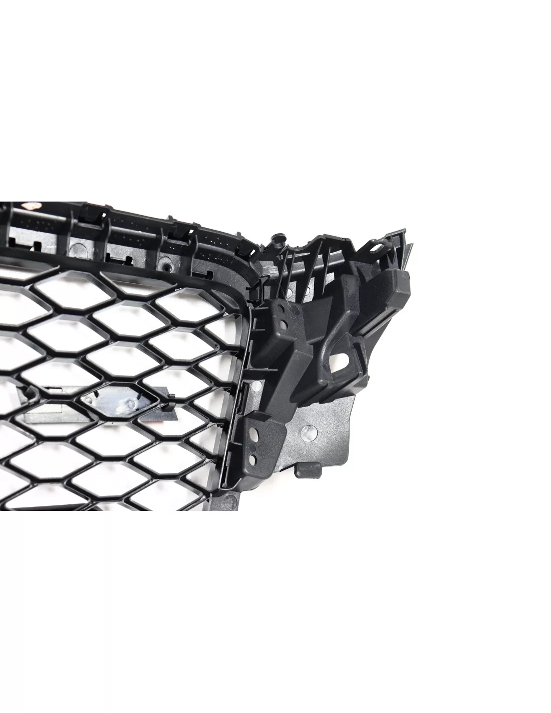 用于奥迪 A4 B8 2008-2012 前格栅蜂窝状格栅，RS4 外观，施瓦茨黑 Audi, Audi A4 2007-2011 (B8) Audi