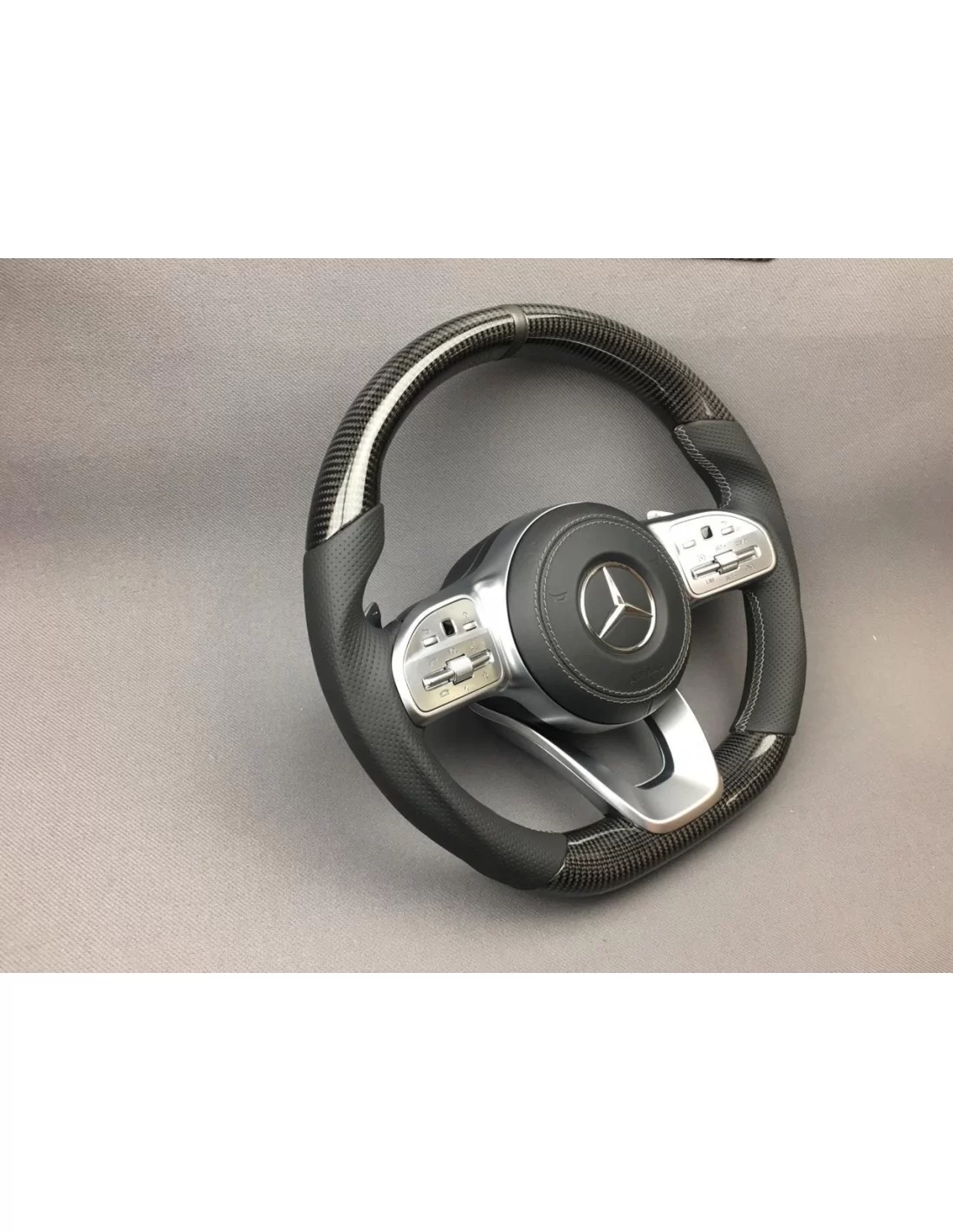  - Steering Wheels - Карбоновий пакет рульового колеса AMG для Mercedes-Benz G-Class W463a - 3 - Купуйте карбоновий обвіс керма 