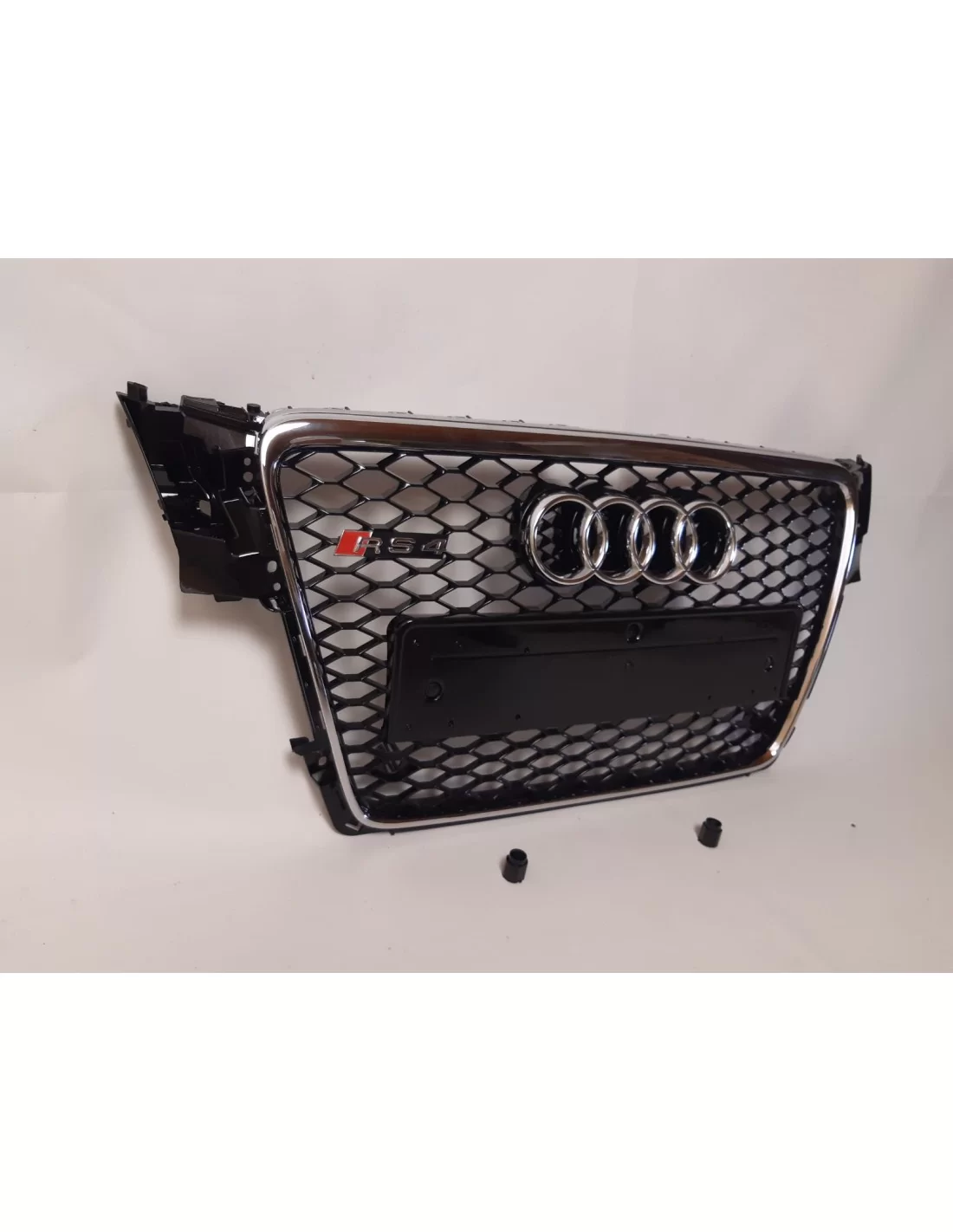 Per Audi A4 B8 2008-2012 Griglia a nido d'ape griglia anteriore in RS4 look cromo nero Audi, A4 Audi