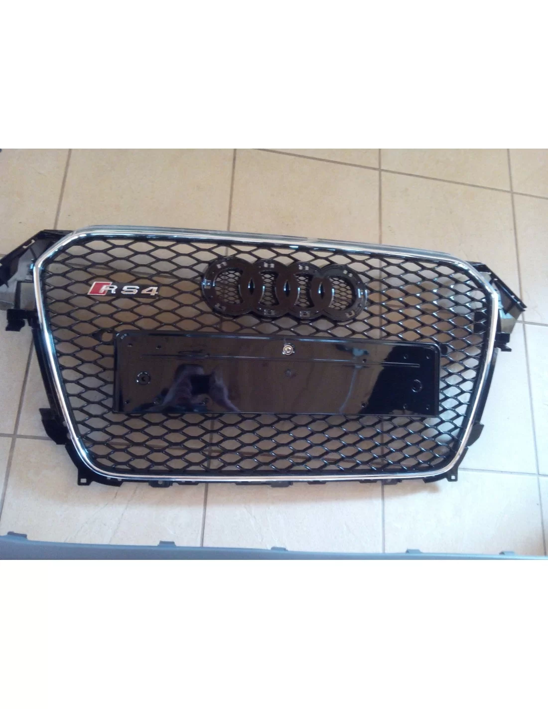 Решітка радіатора Audi A4 B8 2012-2015 в стилі RS4 Chrome Quattro Audi, Audi A4 2011-2015 (B8) Audi