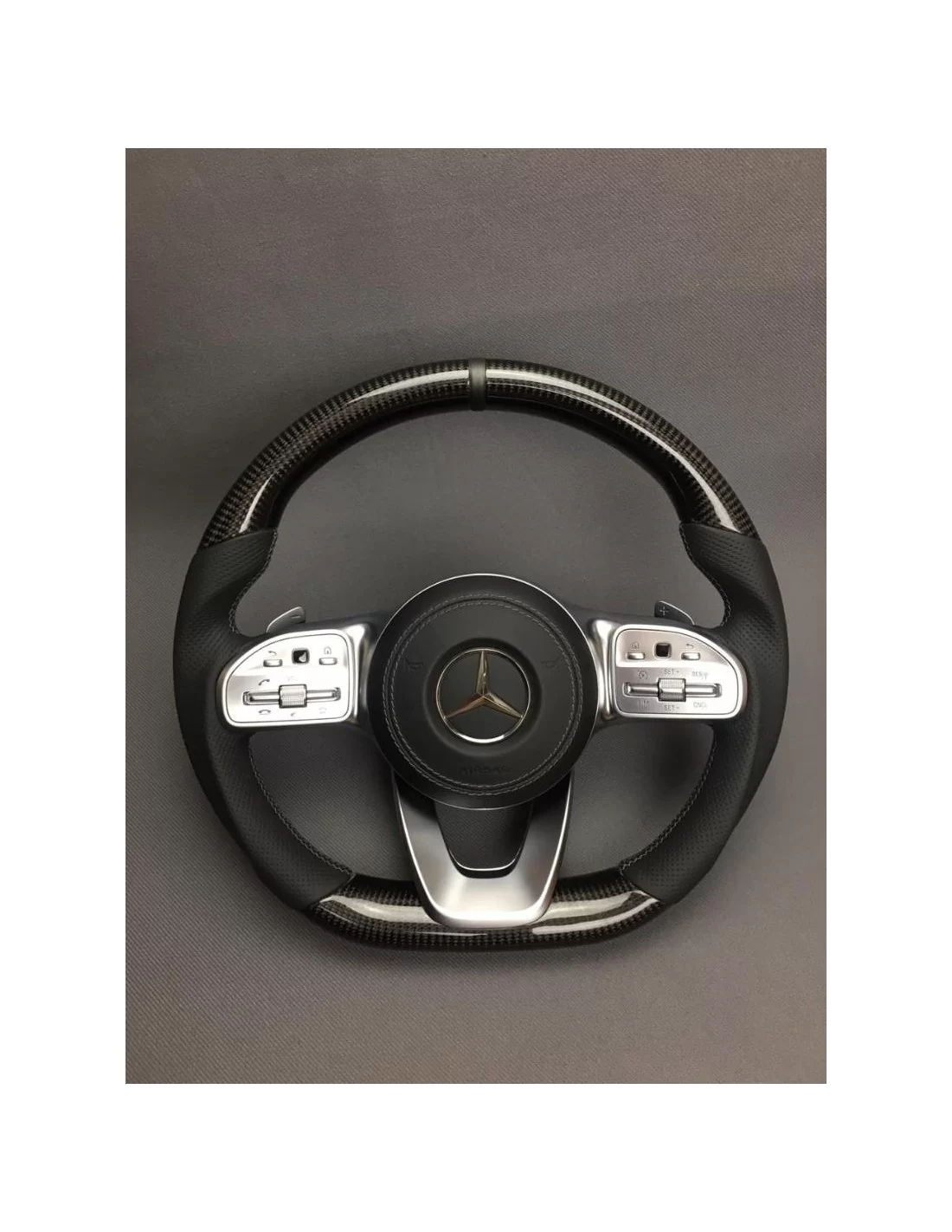  - Steering Wheels - Карбоновий пакет рульового колеса AMG для Mercedes-Benz G-Class W463a - 7 - Купуйте карбоновий обвіс керма 