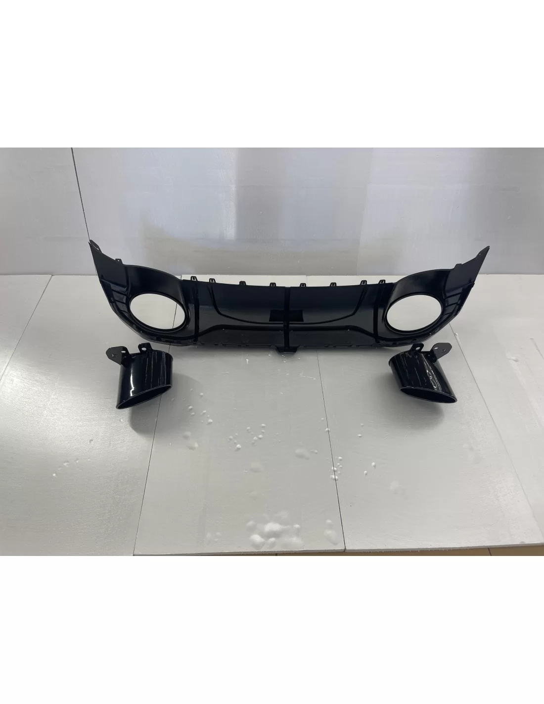 Für Audi A3 8Y 2021+ Diffusor Heckstoßstangenaufsatz Endrohre in RS3 Optik Audi, Audi A3 2021+ (8Y) Audi
