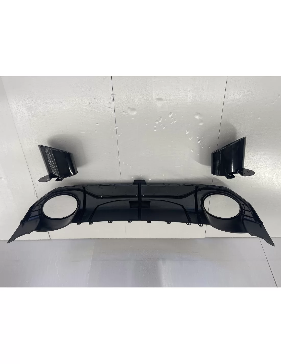 Für Audi A3 8Y 2021+ Diffusor Heckstoßstangenaufsatz Endrohre in RS3 Optik Audi, Audi A3 2021+ (8Y) Audi