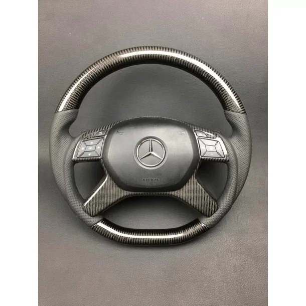  - Volant - Volant en fibre de carbone pour Mercedes-Benz Classe G W463 W166 W212 Classe E GL ML - 1 - Acheter Volant en fibre d
