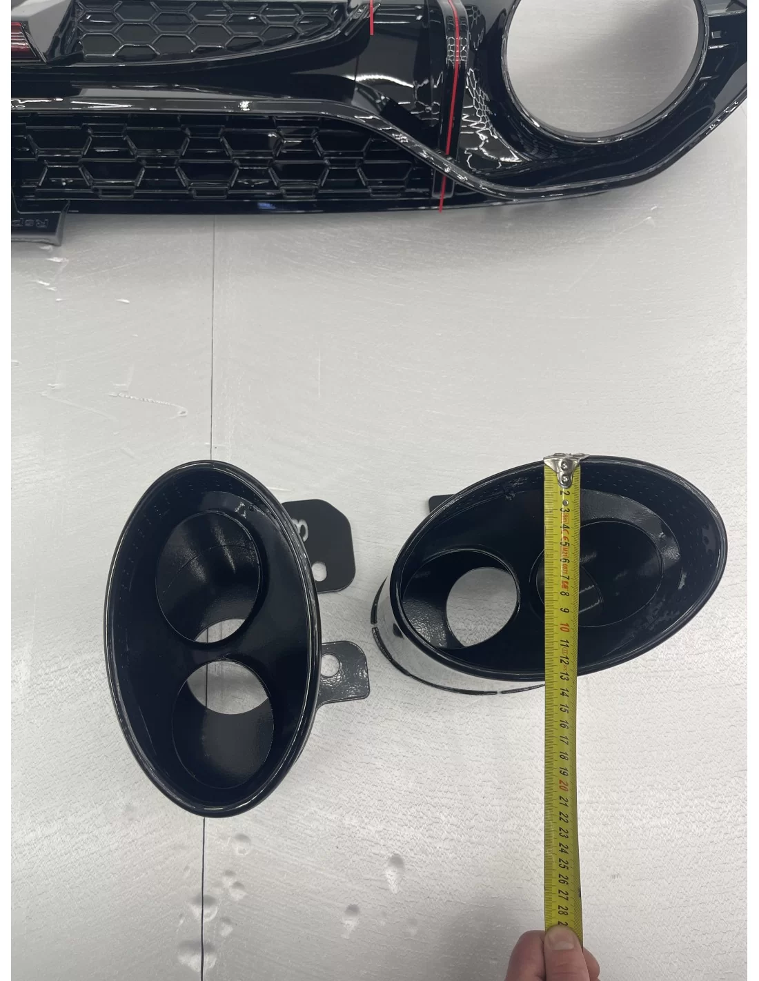 Für Audi A3 8Y 2021+ Diffusor Heckstoßstangenaufsatz Endrohre in RS3 Optik Audi, Audi A3 2021+ (8Y) Audi