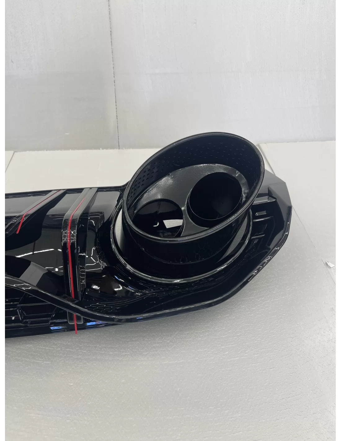 Voor Audi A3 8Y 2021+ diffuser achterbumper bevestiging uitlaatpijpen in RS3 look Audi, Audi A3 2021+ (8Y) Audi