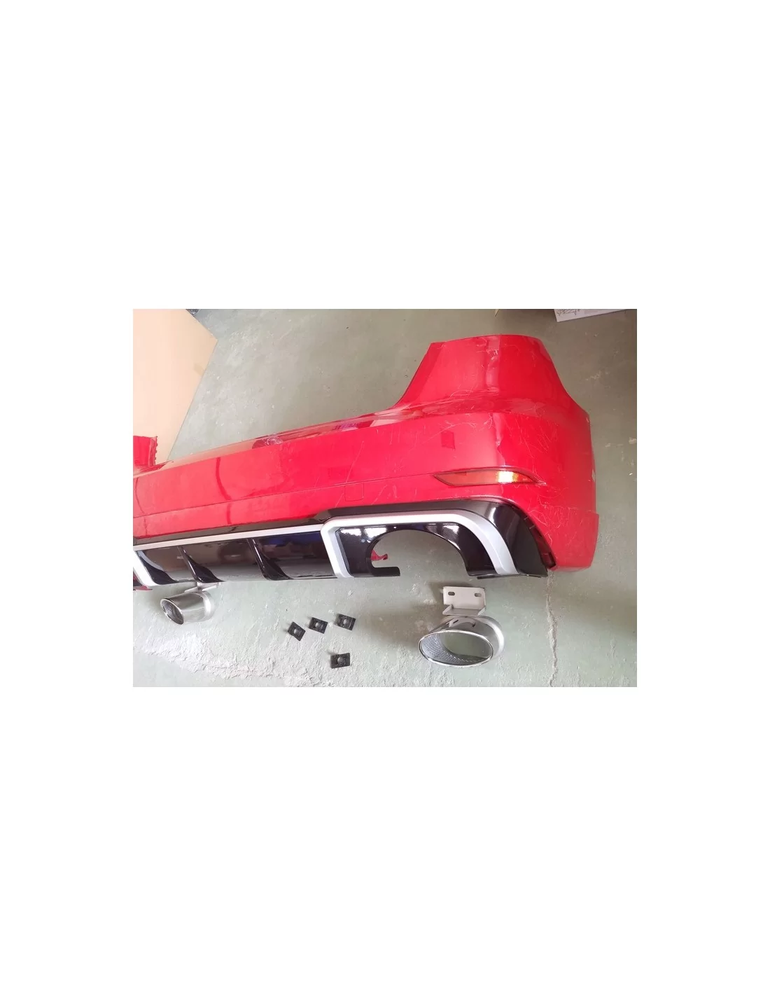  - Audi - Per Audi A3 8V 2016-2020 paraurti posteriore RS3 ottica con diffusore - 2 - Acquista il paraurti posteriore Audi A3 8V
