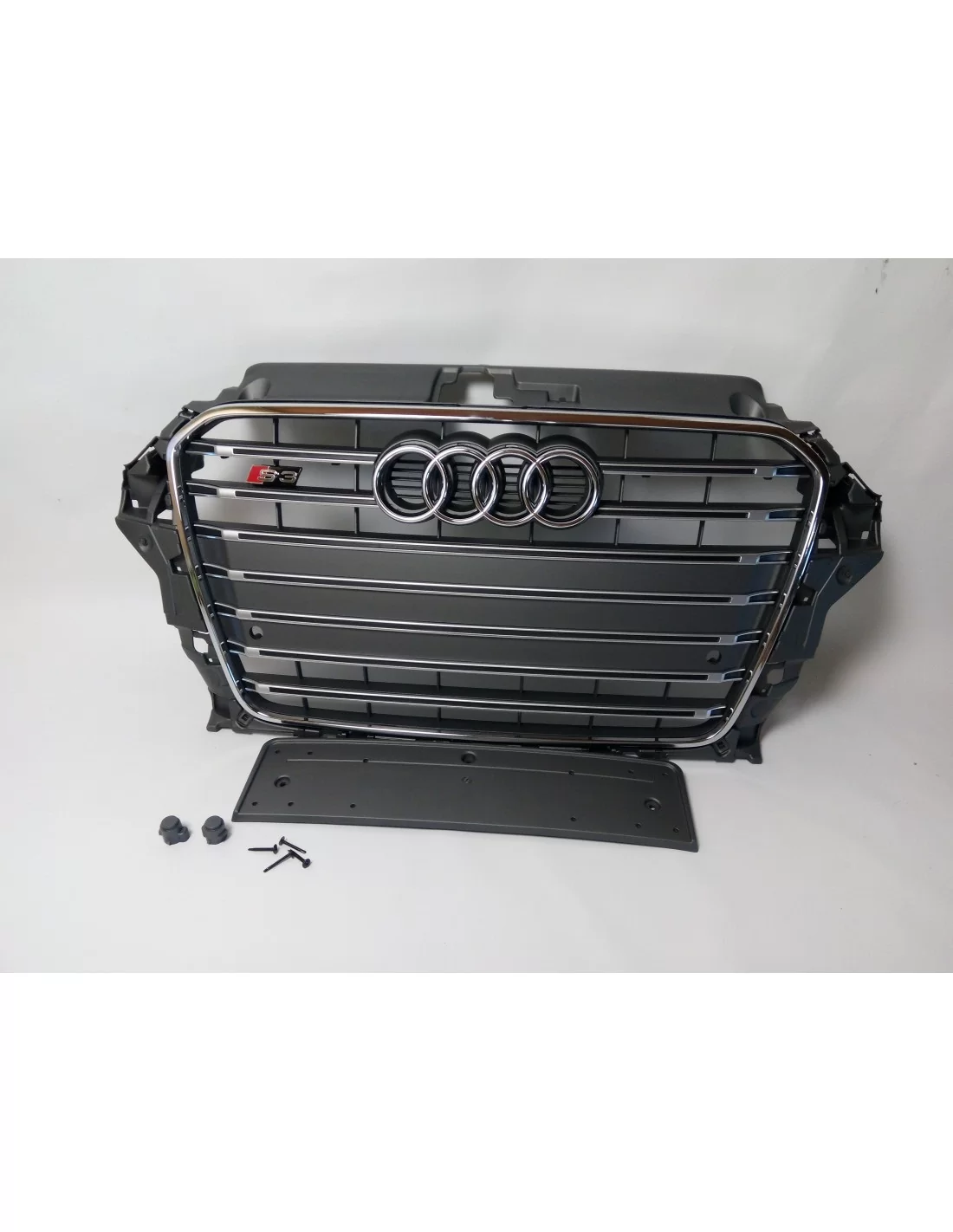 Audi S3 främre stötfångare kylargrill för Audi A3 8V 2012-2015 grå Audi, Audi A3 2012-2015 (8V) Audi Audi S3 främre stötfångare kylargrill för Audi A3 8V 2012-2015 grå Audi, Audi A3 2012-2015 (8V) Audi