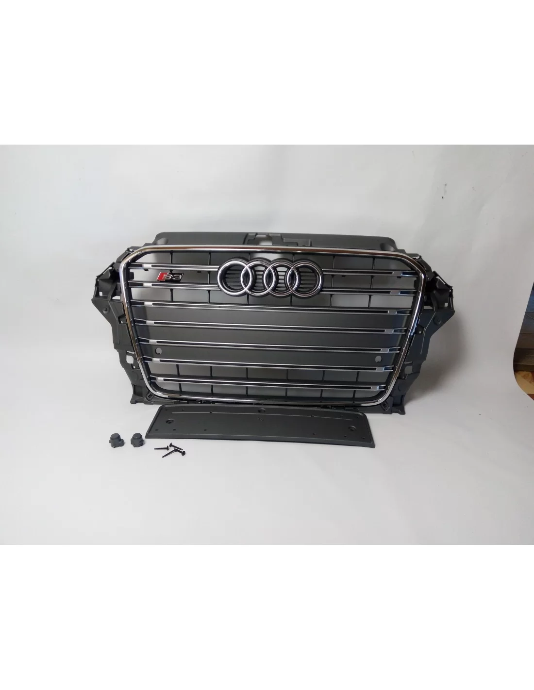 Audi S3 front bumper radiator grille for Audi A3 8V 2012-2015 grey Audi, Audi A3 2012-2015 (8V) Audi Audi S3 front bumper radiator grille for Audi A3 8V 2012-2015 grey Audi, Audi A3 2012-2015 (8V) Audi