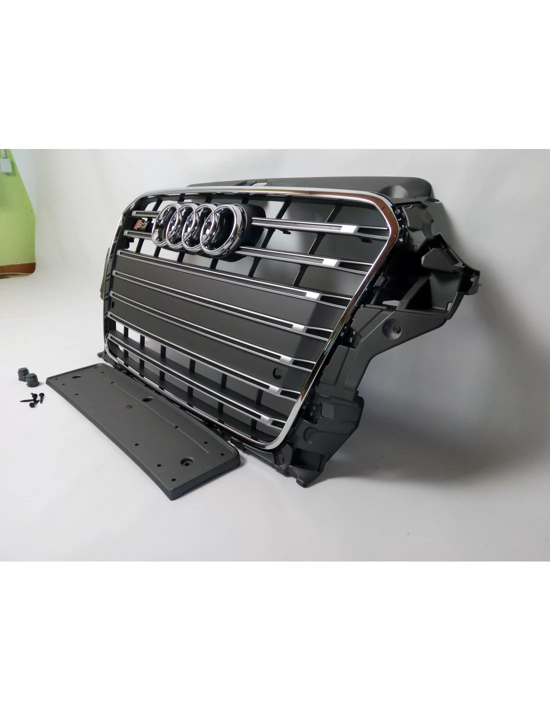 Audi S3 främre stötfångare kylargrill för Audi A3 8V 2012-2015 grå Audi, Audi A3 2012-2015 (8V) Audi Audi S3 främre stötfångare kylargrill för Audi A3 8V 2012-2015 grå Audi, Audi A3 2012-2015 (8V) Audi