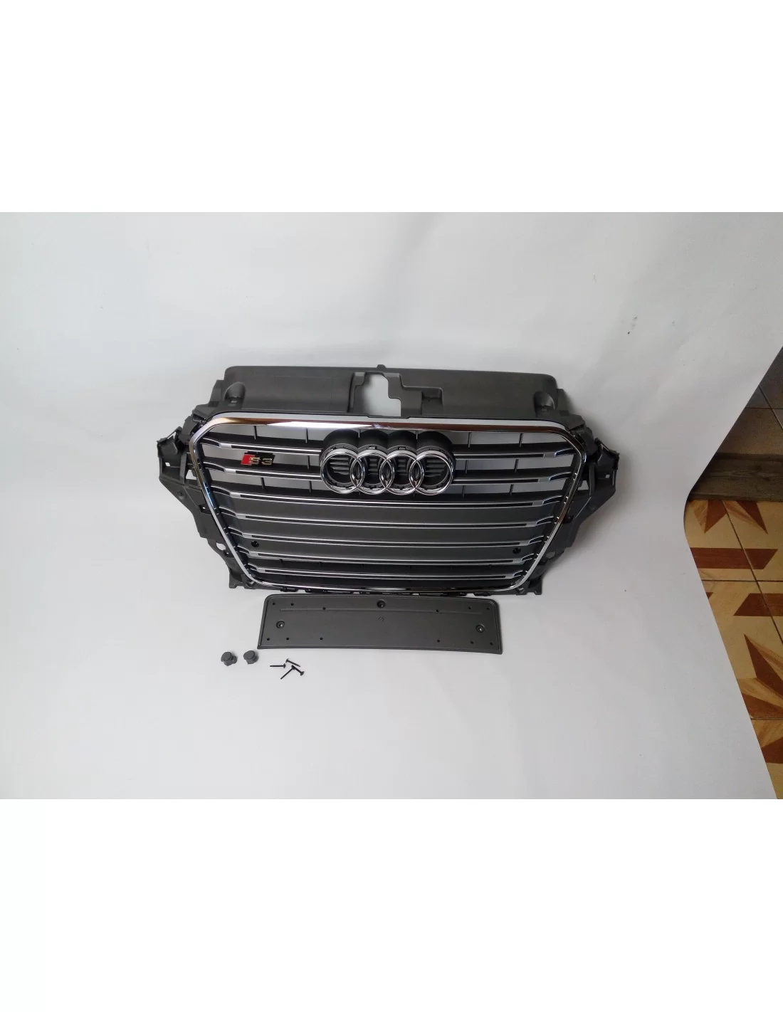 Audi S3 främre stötfångare kylargrill för Audi A3 8V 2012-2015 grå Audi, Audi A3 2012-2015 (8V) Audi Audi S3 främre stötfångare kylargrill för Audi A3 8V 2012-2015 grå Audi, Audi A3 2012-2015 (8V) Audi