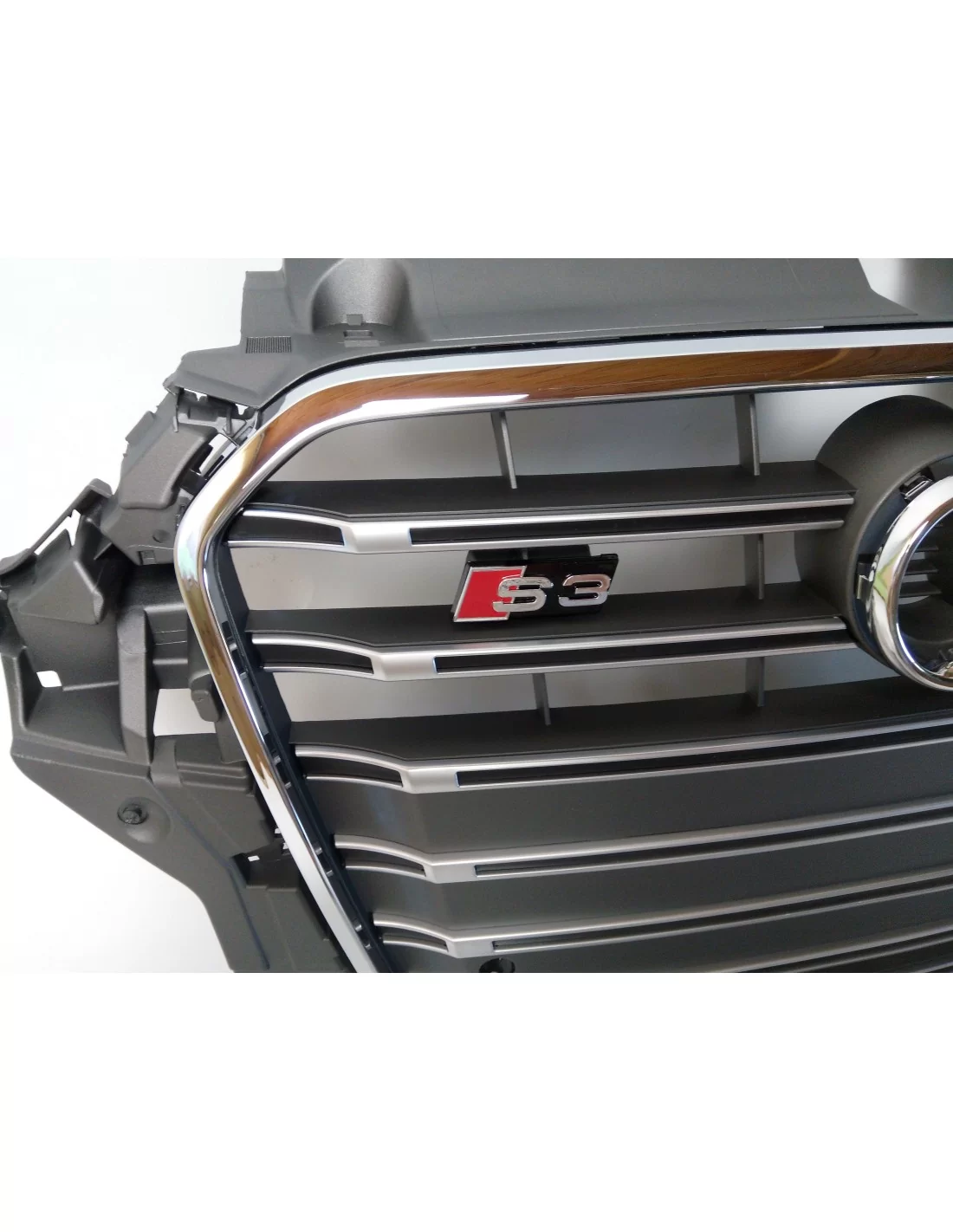 Audi S3 främre stötfångare kylargrill för Audi A3 8V 2012-2015 grå Audi, Audi A3 2012-2015 (8V) Audi Audi S3 främre stötfångare kylargrill för Audi A3 8V 2012-2015 grå Audi, Audi A3 2012-2015 (8V) Audi