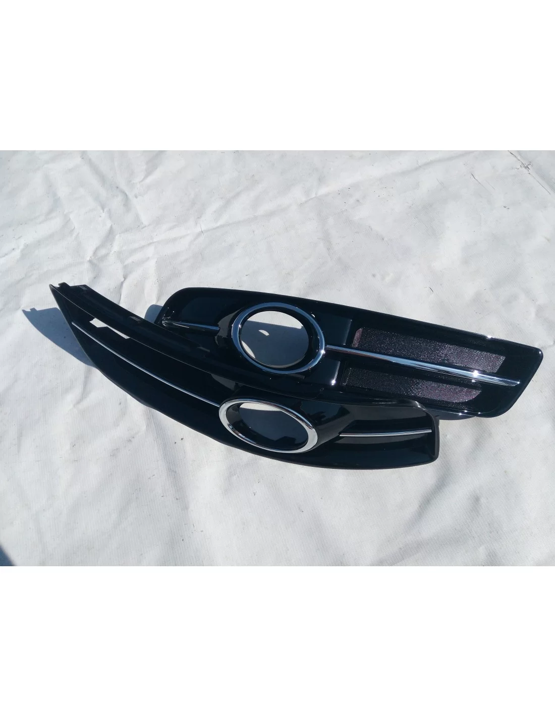 För Audi A3 8P 2008-2012 Grill dimljusgrill i S3-look svart Audi, Audi A3 2008-2012 (8P) Audi