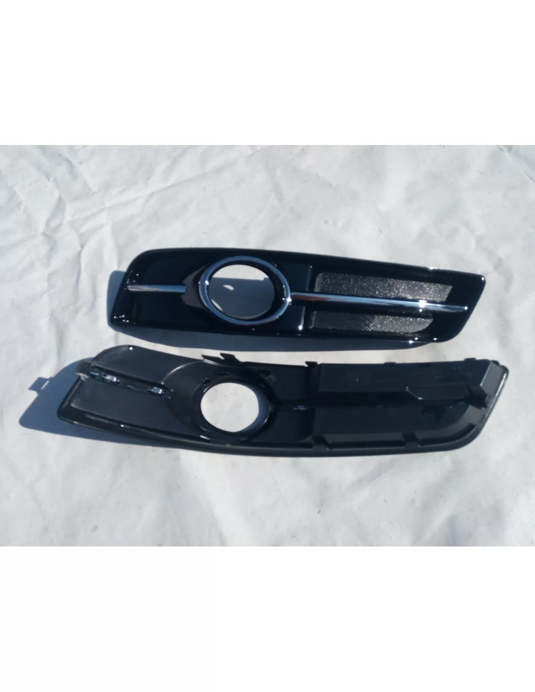 För Audi A3 8P 2008-2012 Grill dimljusgrill i S3-look svart Audi, Audi A3 2008-2012 (8P) Audi