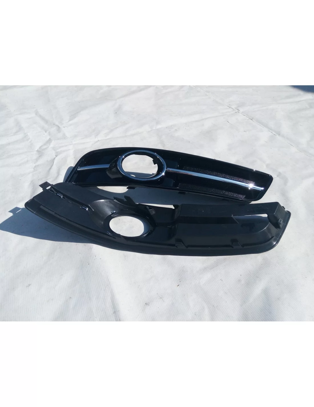 För Audi A3 8P 2008-2012 Grill dimljusgrill i S3-look svart Audi, Audi A3 2008-2012 (8P) Audi
