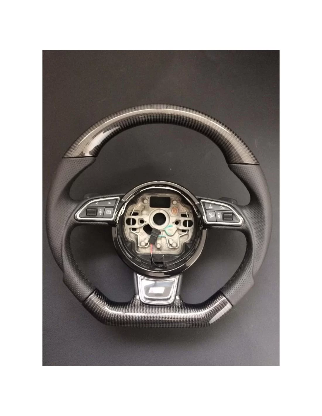 - Steering Wheels - Audi RS6 RS4 RS5 RS7 SQ5 S4 S5 Кермо з карбонової шкіри - 1 - Купіть карбонову шкіру керма Audi RS6 RS4 RS5
