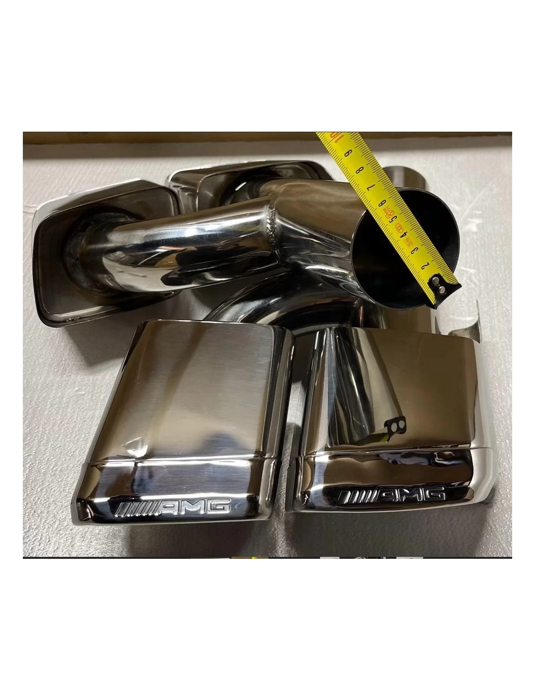 - Mercedes-Benz - Exhaust tips for Mercedec W212 style AMG - 1 - Give your Mercedes W212 an AMG-inspired look with premium exha  - Mercedes-Benz - Exhaust tips for Mercedec W212 style AMG - 1 - Give your Mercedes W212 an AMG-inspired look with premium exha