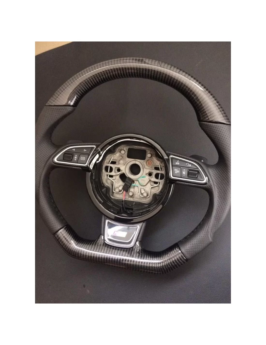 - Steering Wheels - Audi RS6 RS4 RS5 RS7 SQ5 S4 S5 Stuur Carbon Leer - 5 - Audi RS6 RS4 RS5 RS7 SQ5 S4 S5 Stuur Carbon Leer kop  - Steering Wheels - Audi RS6 RS4 RS5 RS7 SQ5 S4 S5 Stuur Carbon Leer - 5 - Audi RS6 RS4 RS5 RS7 SQ5 S4 S5 Stuur Carbon Leer kop