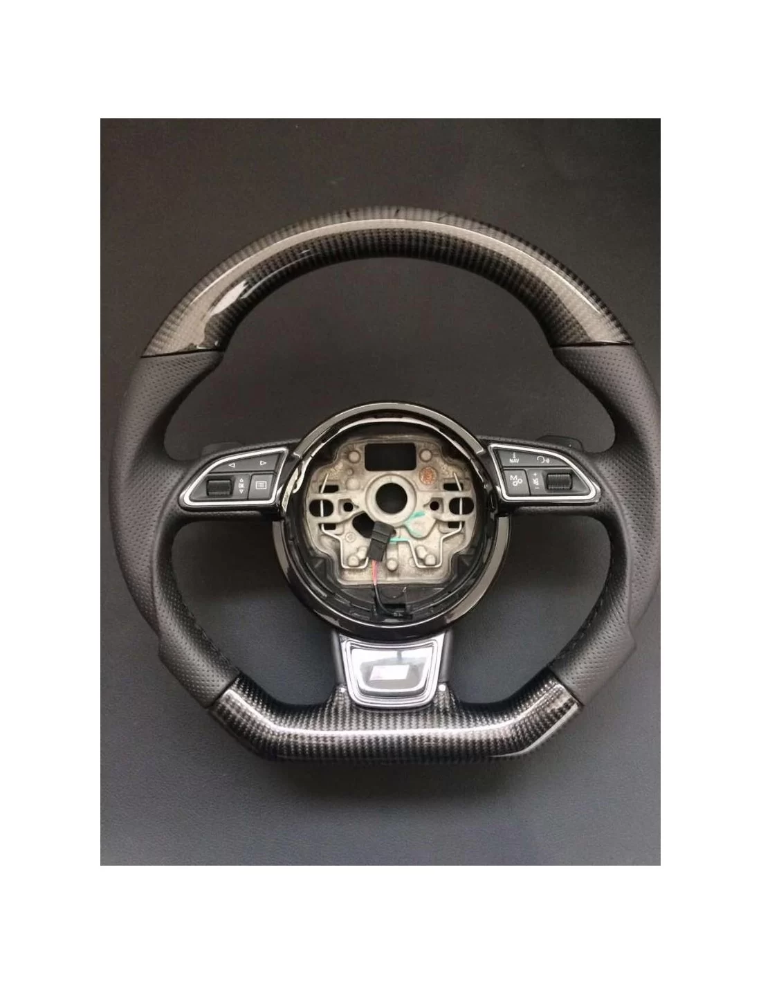 - Steering Wheels - Audi RS6 RS4 RS5 RS7 SQ5 S4 S5 Stuur Carbon Leer - 6 - Audi RS6 RS4 RS5 RS7 SQ5 S4 S5 Stuur Carbon Leer kop  - Steering Wheels - Audi RS6 RS4 RS5 RS7 SQ5 S4 S5 Stuur Carbon Leer - 6 - Audi RS6 RS4 RS5 RS7 SQ5 S4 S5 Stuur Carbon Leer kop