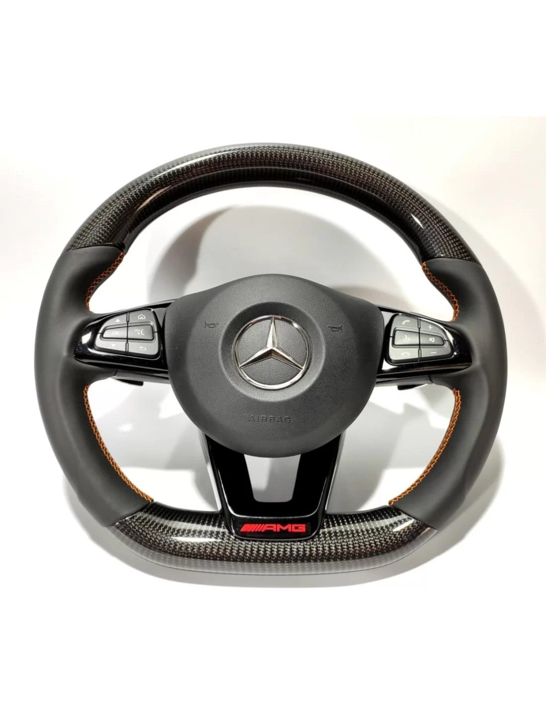 - Steering Wheels - Mercedes-Benz GLE GLC GLS C CLA W205 W166 X166 Kierownica ze skóry węglowej - 1 - Mercedes-Benz GLE GLC GLS - Steering Wheels - Mercedes-Benz GLE GLC GLS C CLA W205 W166 X166 Kierownica ze skóry węglowej - 1 - Mercedes-Benz GLE GLC GLS
