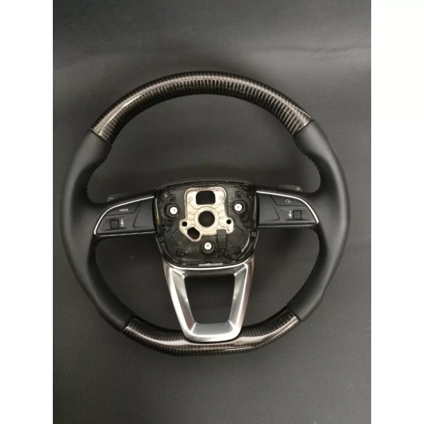 - Steering Wheels - Audi Q7 Ratt i kolfiberläder - 1 - Skaffa Audi Q7 Ratt i Kolfiberläder på Tuneverse! Förhöj ditt fordons in