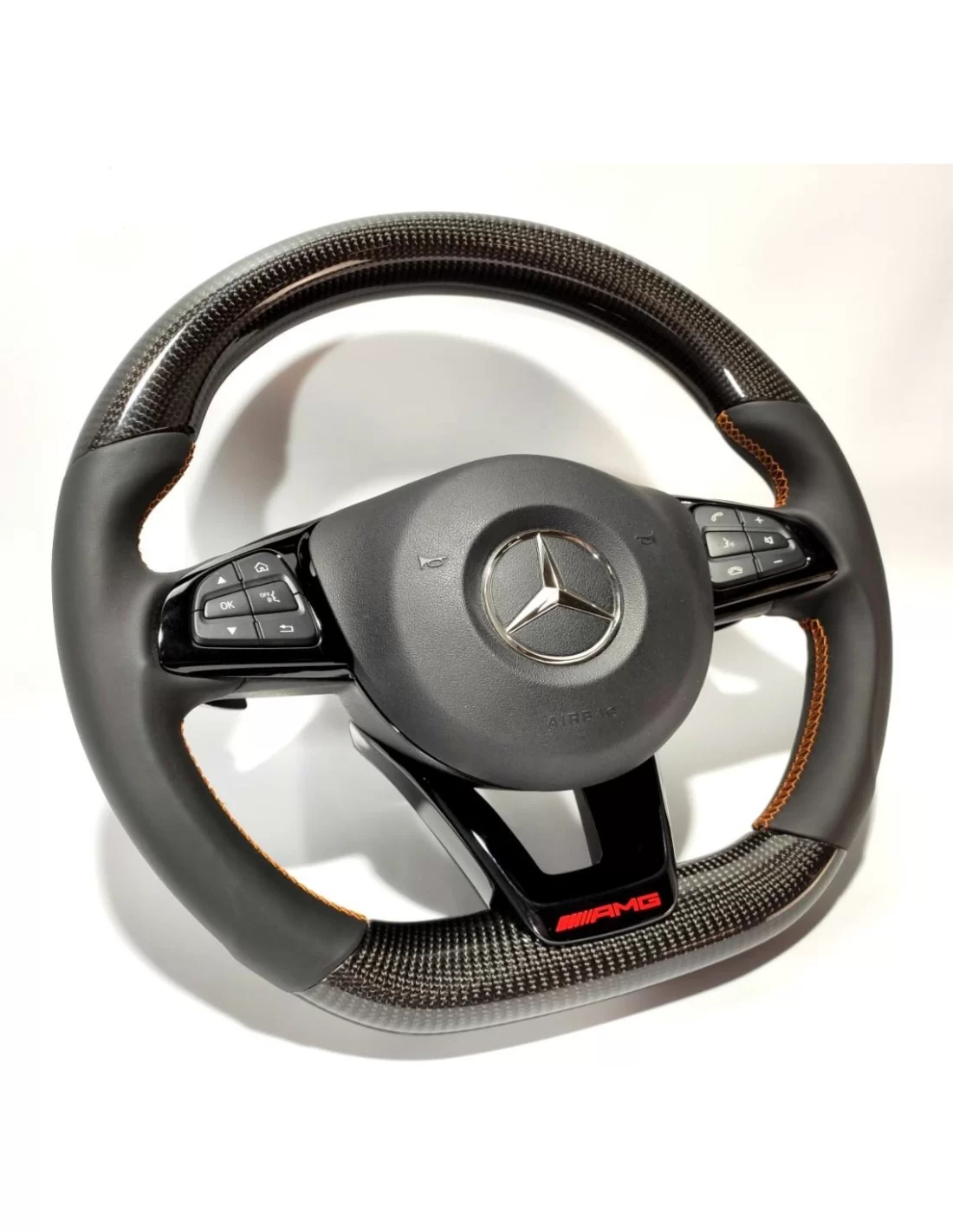 - Steering Wheels - Mercedes-Benz GLE GLC GLS C CLA W205 W166 X166 Kierownica ze skóry węglowej - 2 - Mercedes-Benz GLE GLC GLS - Steering Wheels - Mercedes-Benz GLE GLC GLS C CLA W205 W166 X166 Kierownica ze skóry węglowej - 2 - Mercedes-Benz GLE GLC GLS