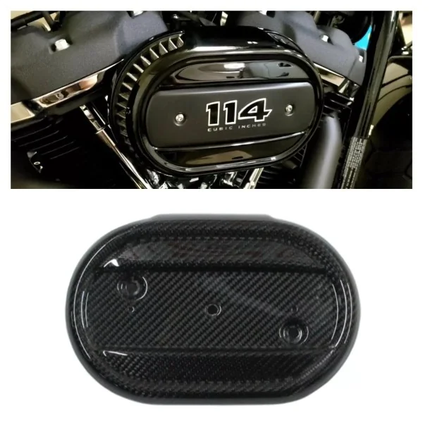 Carbon air intake filter cover plate body for Harley Davidson 2018+ motorcycle Home, Shop, Harley Davidson 2018+ Home Carbon air intake filter cover plate body for Harley Davidson 2018+ motorcycle Home, Shop, Harley Davidson 2018+ Home