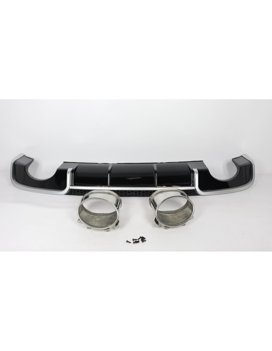 Difusor parachoques trasero estilo RS3 para Audi A3 2012-2015 hatchback Audi, Audi A3 2012-2015 (8V), A3, Difusor trasero Audi