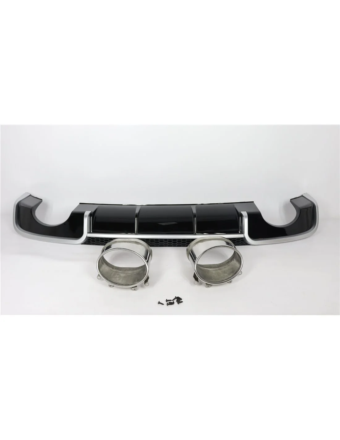 Difusor parachoques trasero estilo RS3 para Audi A3 2012-2015 hatchback Audi, Audi A3 2012-2015 (8V), A3, Difusor trasero Audi