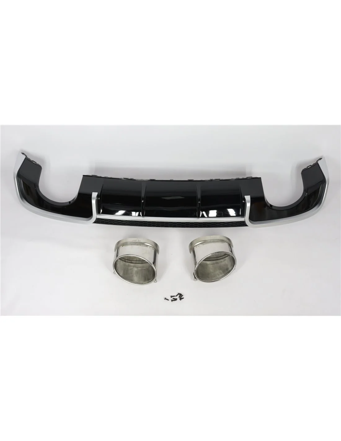 Difusor parachoques trasero estilo RS3 para Audi A3 2012-2015 hatchback Audi, Audi A3 2012-2015 (8V), A3, Difusor trasero Audi