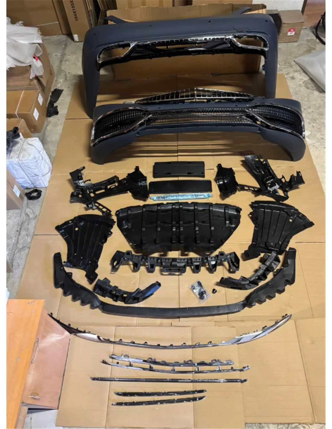 Carrosseriekit Mercedes S-klasse W222 2018-2021 Maybach stijl Mercedes-Benz, Mercedes-Benz S-klasse 2013-2020 (W222),