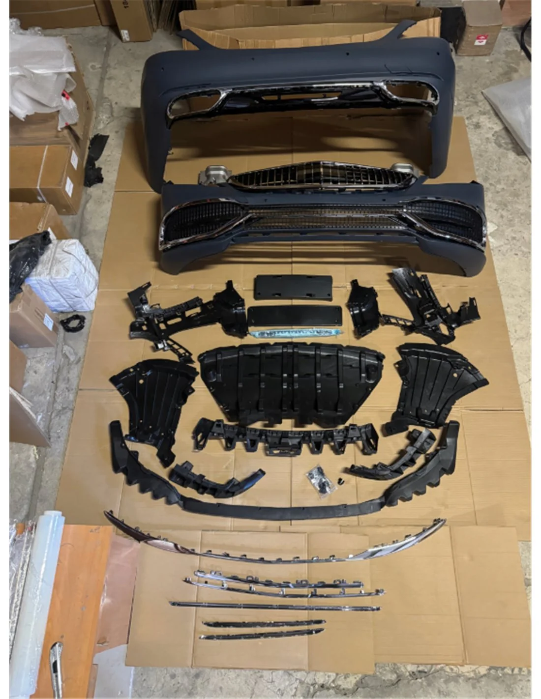 Carrosseriekit Mercedes S-klasse W222 2018-2021 Maybach stijl Mercedes-Benz, Mercedes-Benz S-klasse 2013-2020 (W222),