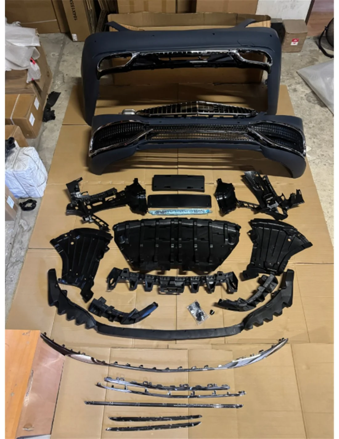 Carrosseriekit Mercedes S-klasse W222 2018-2021 Maybach stijl Mercedes-Benz, Mercedes-Benz S-klasse 2013-2020 (W222),