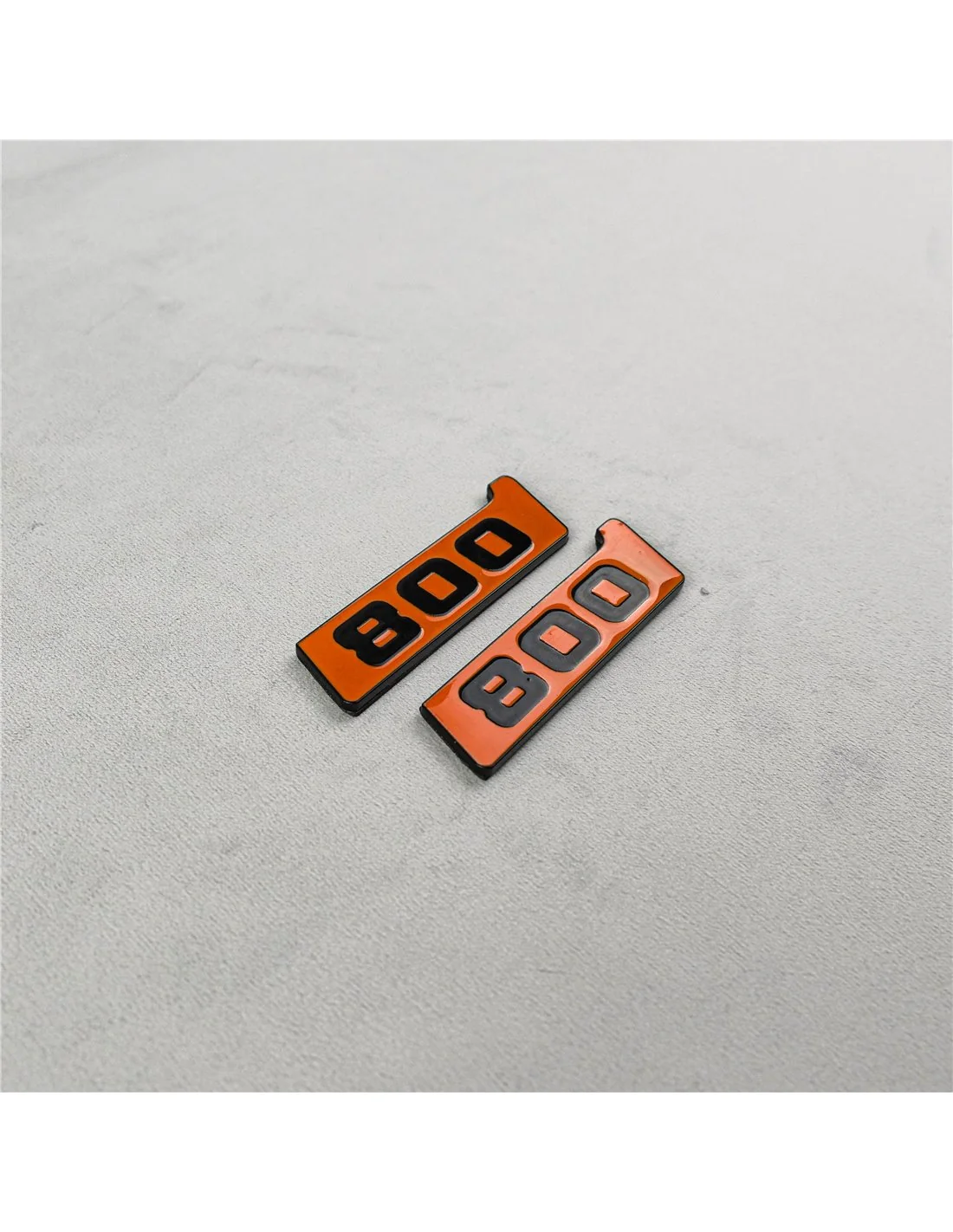 Orange Brabus BITURBO 800 Sidoskärmar märken set för Mercedes-Benz W463 W463A Mercedes-Benz, Emblem, G-Klass 2018+ (W463A), Lo