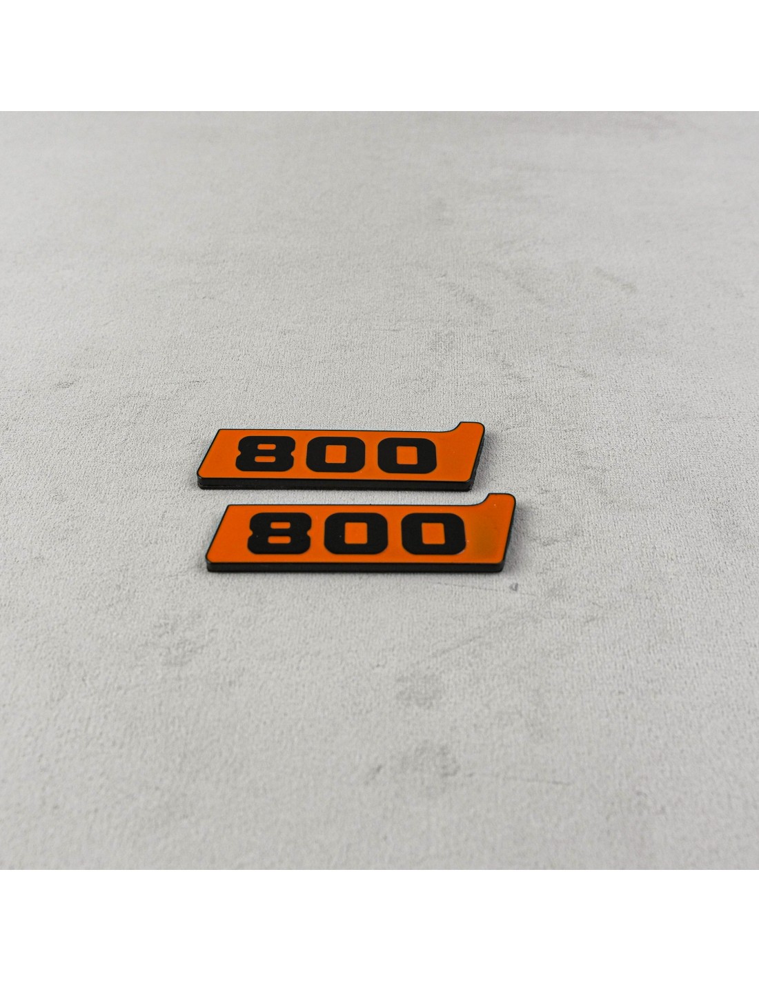 Oranje Brabus BITURBO 800 Zijspatborden badges set voor Mercedes-Benz W463 W463A Mercedes-Benz, Emblemen, G-Klasse 2018+