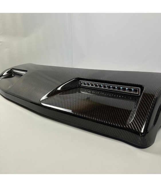 Mercedes Benz Kohlefaser Frontdachspoiler mit LEDs für Mercedes-Benz W Mercedes Benz Kohlefaser Frontdachspoiler mit LEDs für Mercedes-Benz W