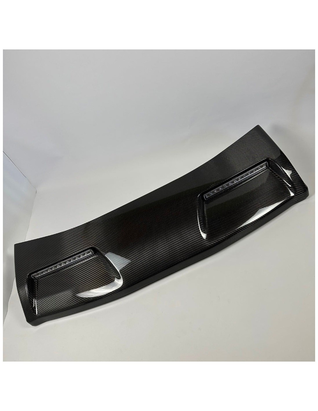 Mercedes Benz Kohlefaser Frontdachspoiler mit LEDs W463A 4x4 Style für Mercedes Benz Kohlefaser Frontdachspoiler mit LEDs W463A 4x4 Style für