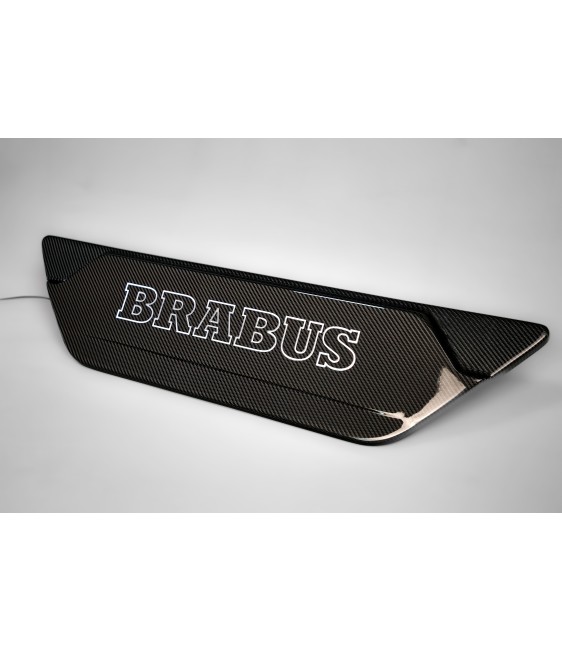 LED de carbono BRABUS LOGO accesorio puerta trasera para Mercedes W463A