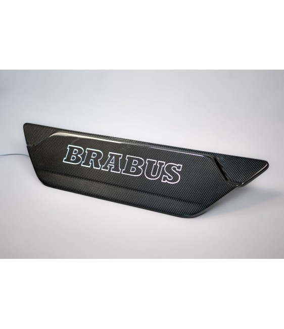 LED de carbono BRABUS LOGO accesorio puerta trasera para Mercedes W463A