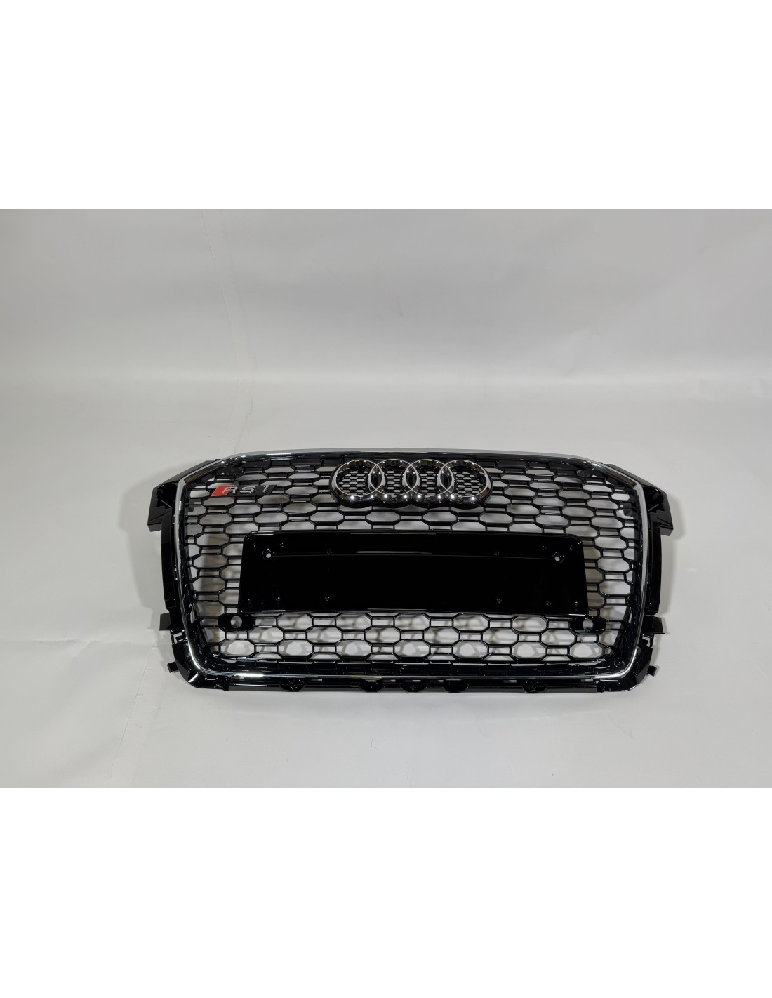 Audi 用于奥迪 A1 2015-2018 8X 格栅蜂窝状格栅 RS1 外观黑色镀铬前格栅