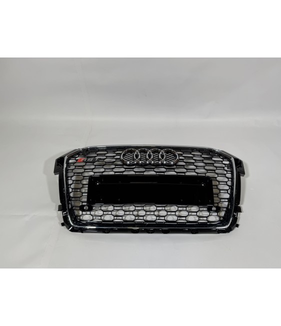 Audi アウディA1 2015年〜2018年用 8Xグリル ハニカムグリル フロントグリル RS1ルックブラッククローム