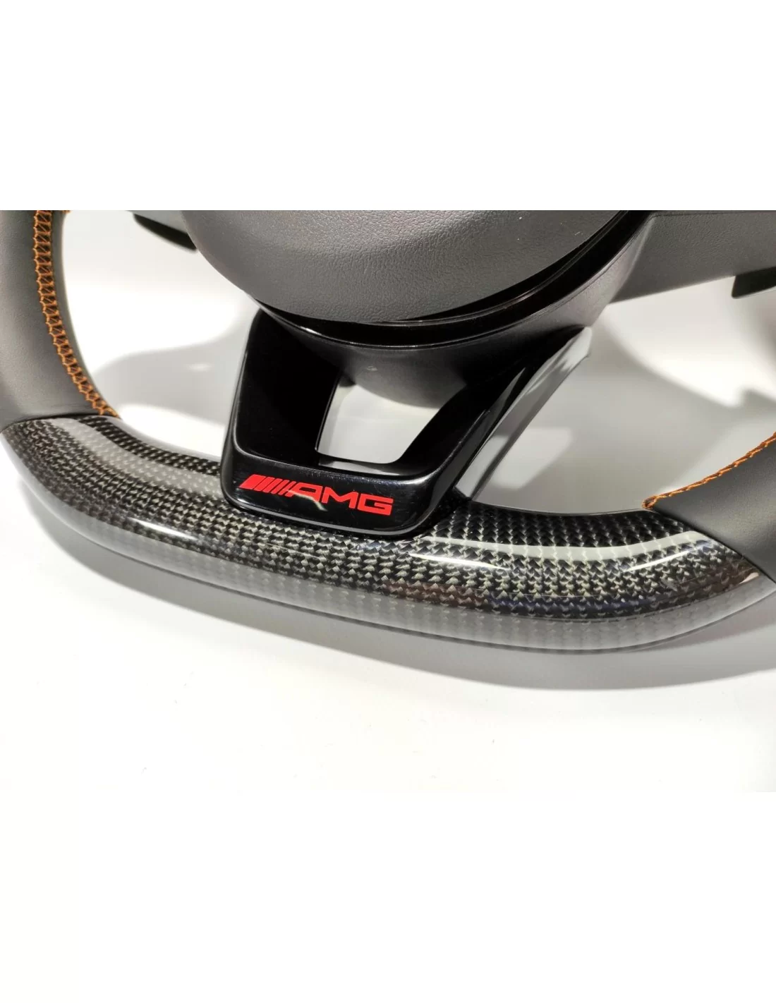  - Steering Wheels - Mercedes-Benz GLE GLC GLS C CLA W205 W166 X166 Stuur Carbon Leder - 4 - Verfraai uw Mercedes-Benz met het G