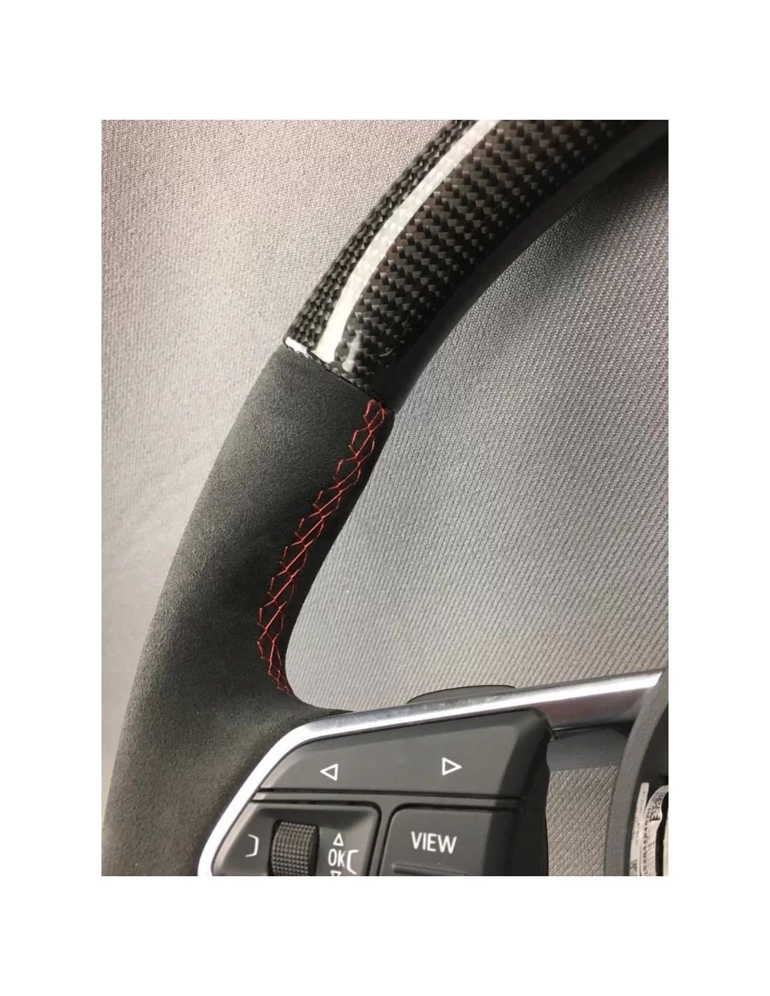  - Steering Wheels - Audi TT R8 Steering Wheel Carbon Alcantara - 10 - Get Audi TT R8 Steering Wheel Carbon Alcantara at Tunever