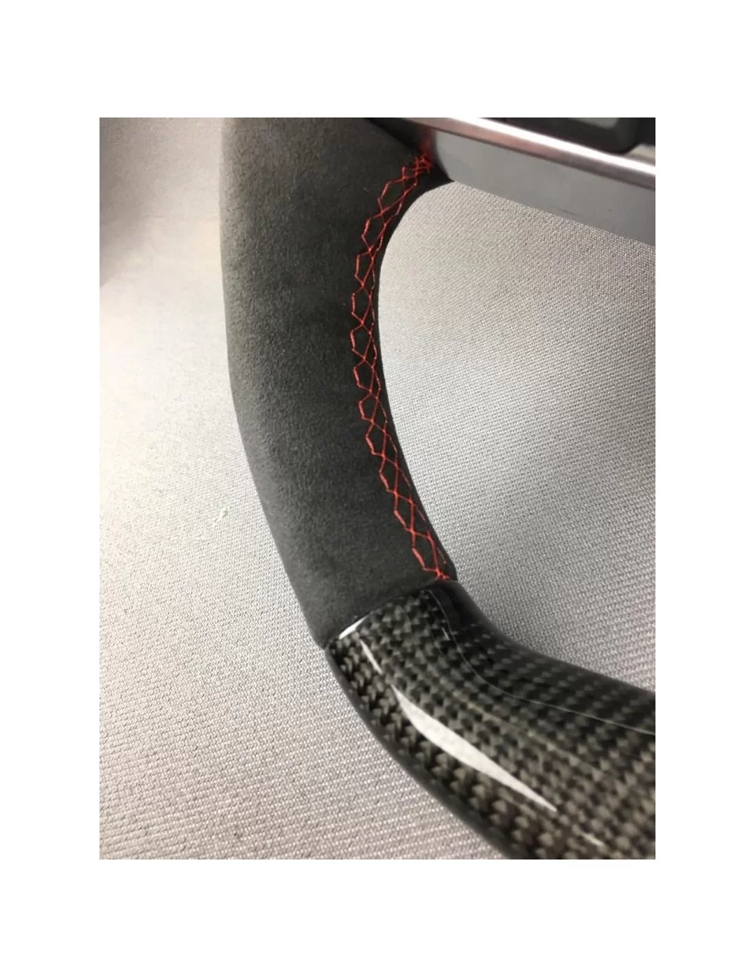  - Steering Wheels - Audi TT R8 Steering Wheel Carbon Alcantara - 11 - Get Audi TT R8 Steering Wheel Carbon Alcantara at Tunever