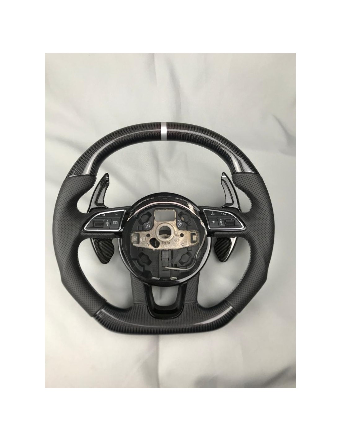  - Steering Wheels - Audi Q5 SQ5 Q7 A1 A3 SQ7 Кермо з карбонової шкіри - 1 - Відкрийте для себе Audi Q5 SQ5 Q7 A1 A3 SQ7 Рульове