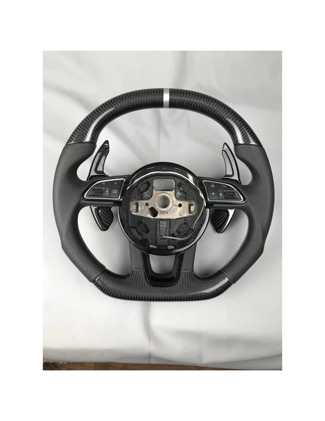  - Steering Wheels - アウディQ5 SQ5 Q7 A1 A3 SQ7ステアリングホイールカーボンレザー - 6 - Steering Wheels アウディQ5 SQ5 Q7 A1 A3 SQ7ステアリングホイールカーボンレザー