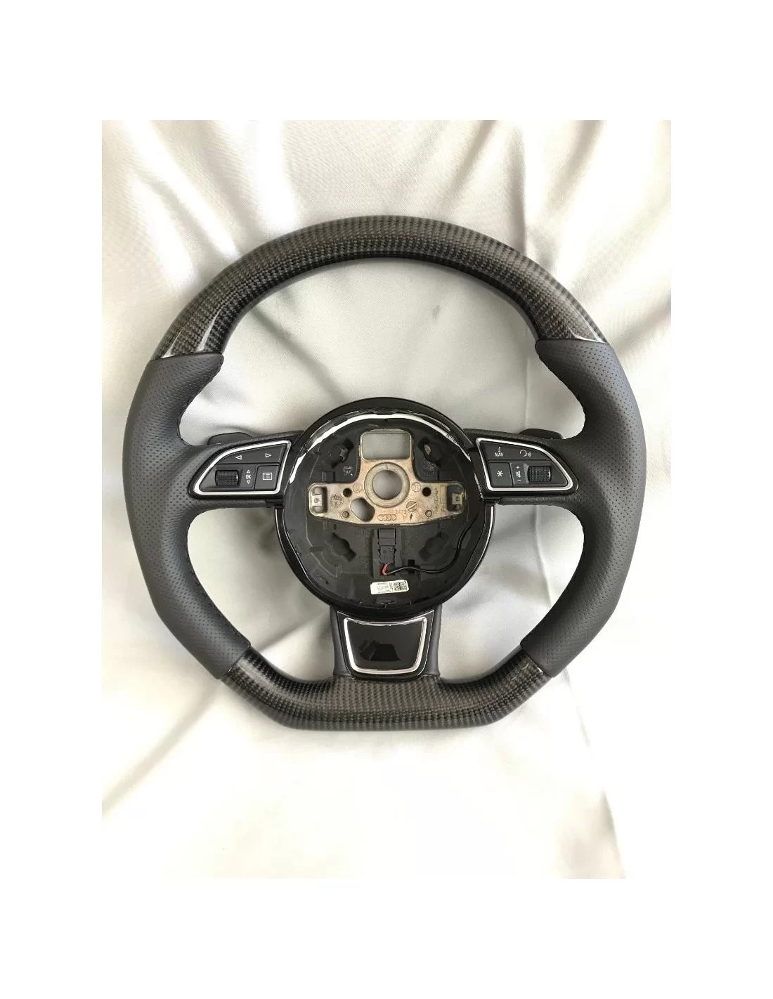  - Steering Wheels - Audi A6 A7 A8 Steering Wheel Carbon Leather - 7 - Shop Audi A6 A7 A8 Steering Wheel Carbon Leather at Tunev