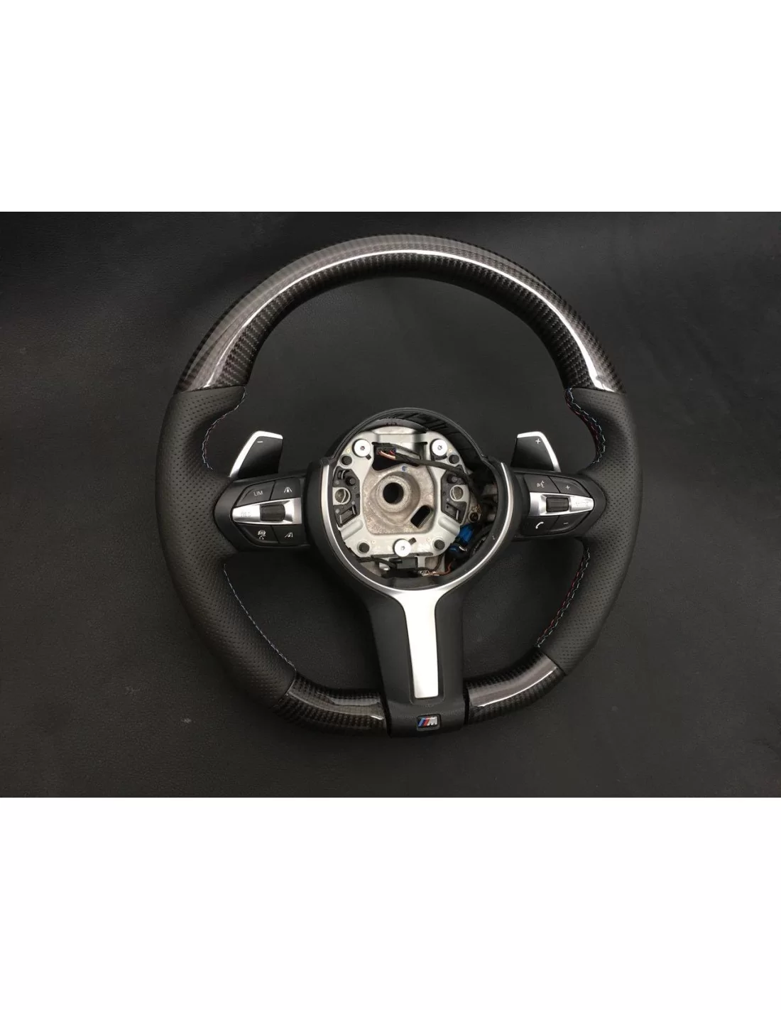  - Steering Wheels - BMW F30 F31 F15 F16 Stuur Carbon Leder - 1 - Koop BMW F30 F31 F15 F16 Stuur Carbon Leer bij Tuneverse! Upgr