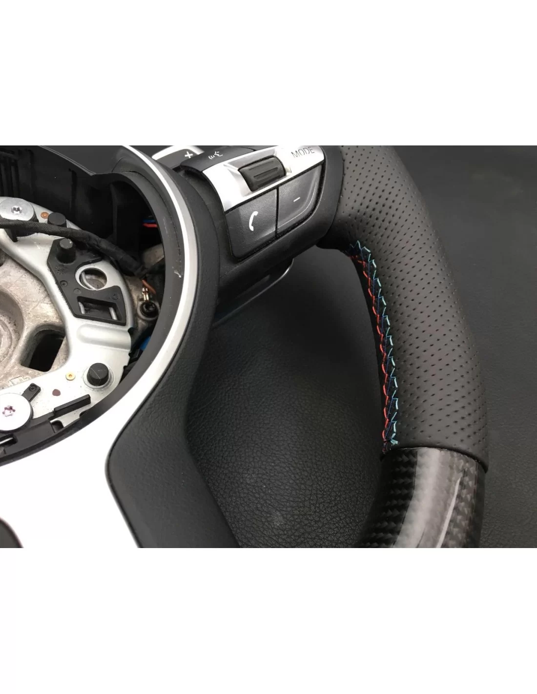  - Steering Wheels - BMW F30 F31 F15 F16 Stuur Carbon Leder - 3 - Koop BMW F30 F31 F15 F16 Stuur Carbon Leer bij Tuneverse! Upgr